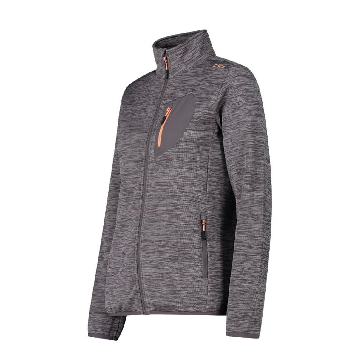 CMP Sport Woman Knit-Tech Jacket terra mel.