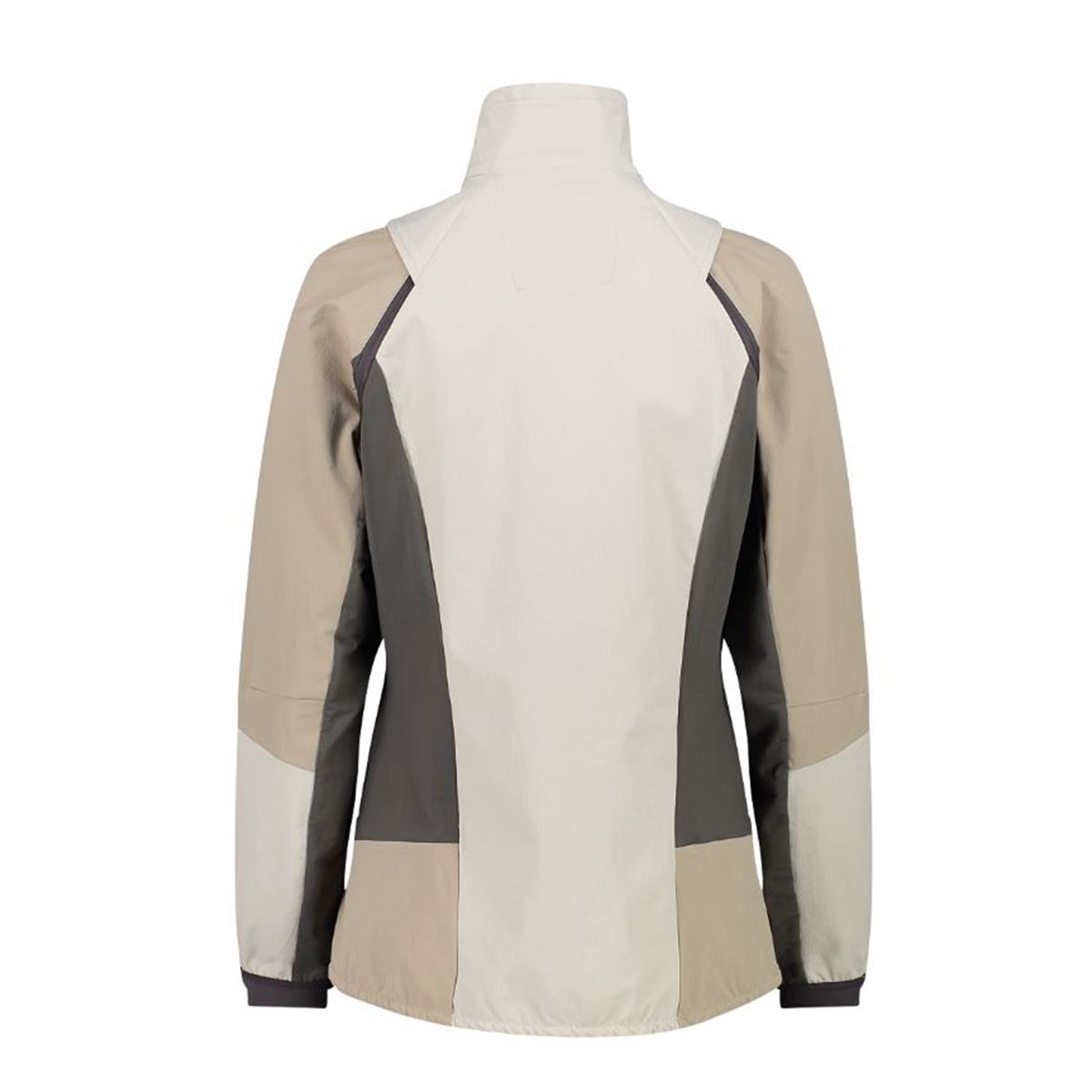 CMP Sport Woman Hybride Jacket with detachable Sleeve vaniglia, Bild 2 von 10