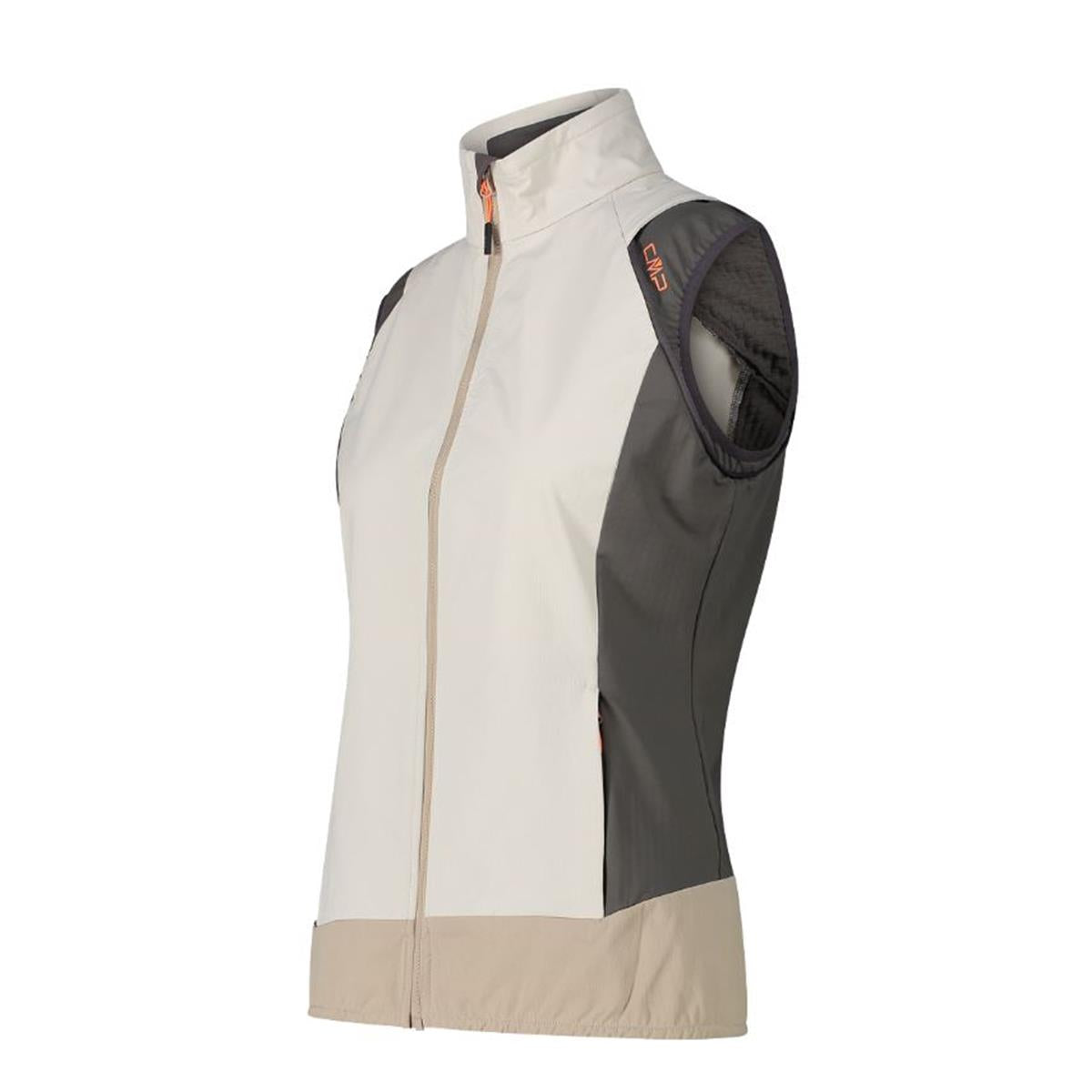 CMP Sport Woman Hybride Jacket with detachable Sleeve vaniglia, Bild 6 von 10