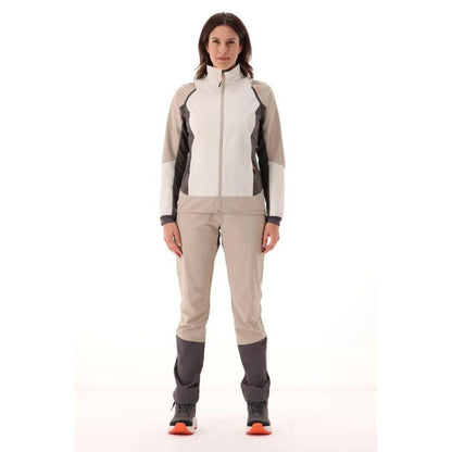 CMP Sport Woman Hybride Jacket with detachable Sleeve vaniglia