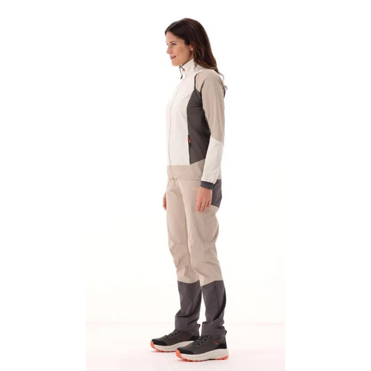 CMP Sport Woman Hybride Jacket with detachable Sleeve vaniglia