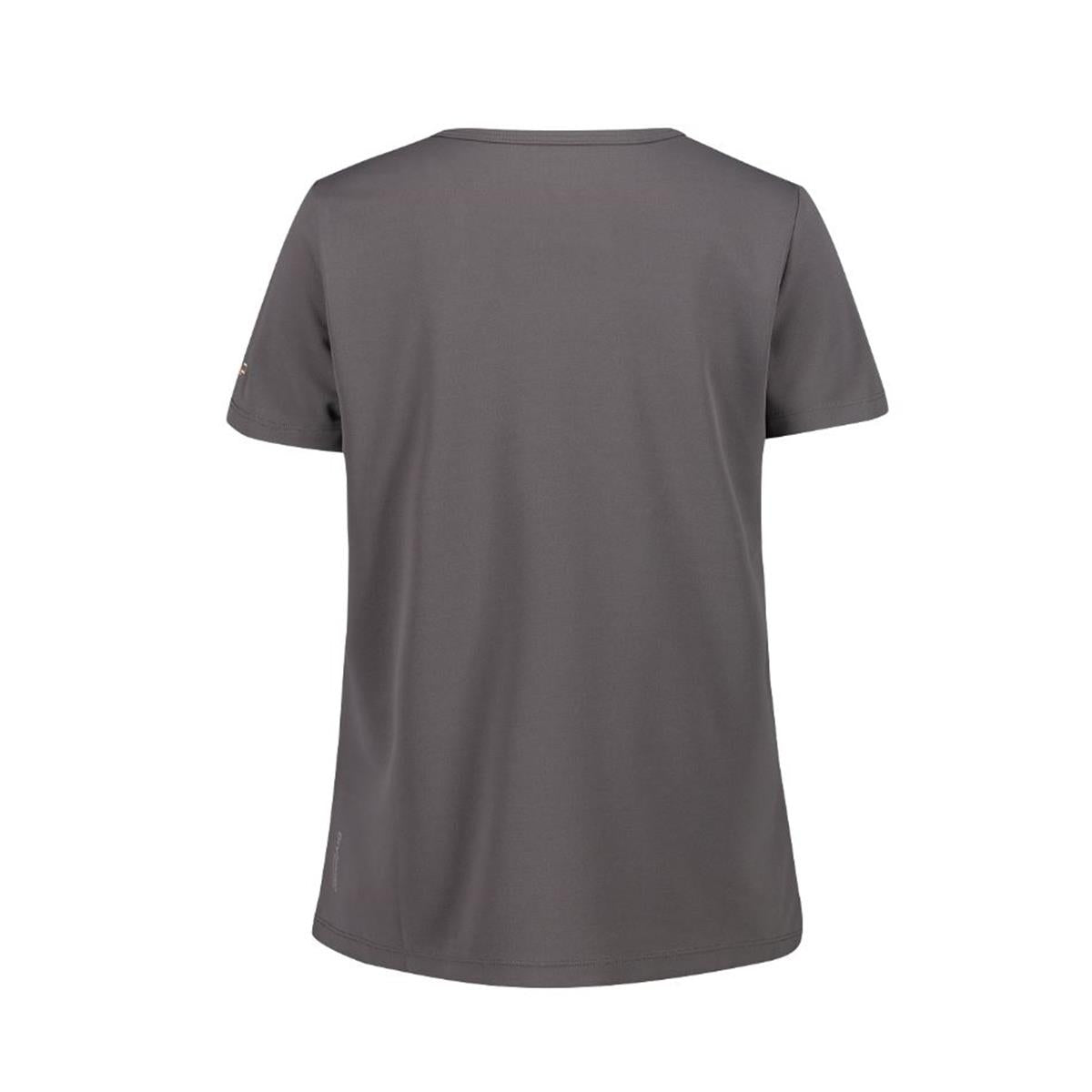 CMP Sport Woman Piqué T-Shirt mit Print terra