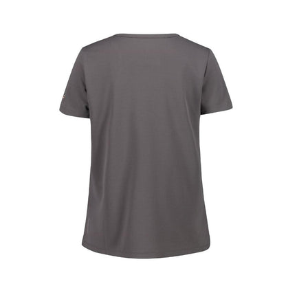 CMP Sport Woman Piqué T-Shirt mit Print terra