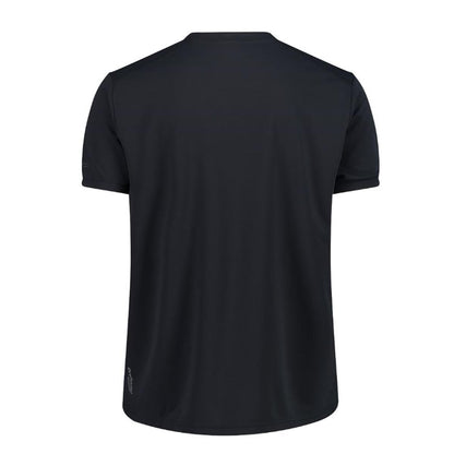 CMP Sport Man Piqué T-Shirt mit Print anthracite graffite