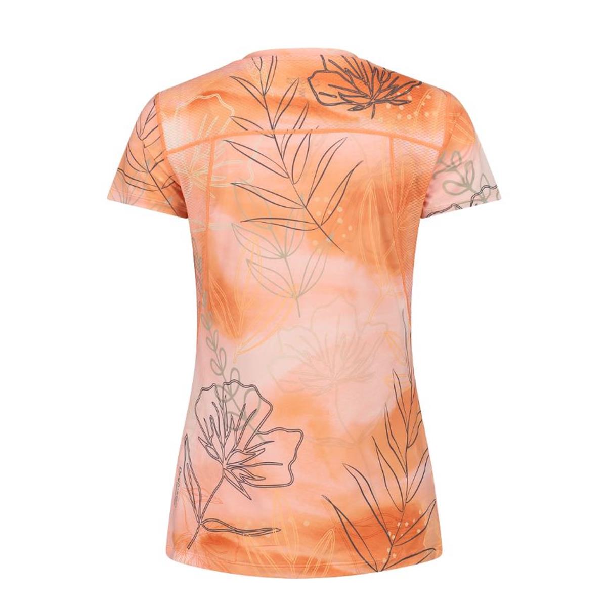 CMP Sport Woman Cool Menthol Boost T-Shirt salmone sabbia