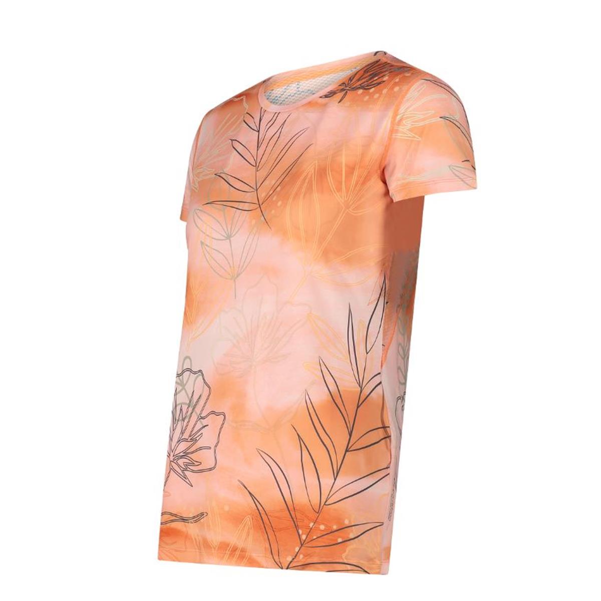 CMP Sport Woman Cool Menthol Boost T-Shirt salmone sabbia