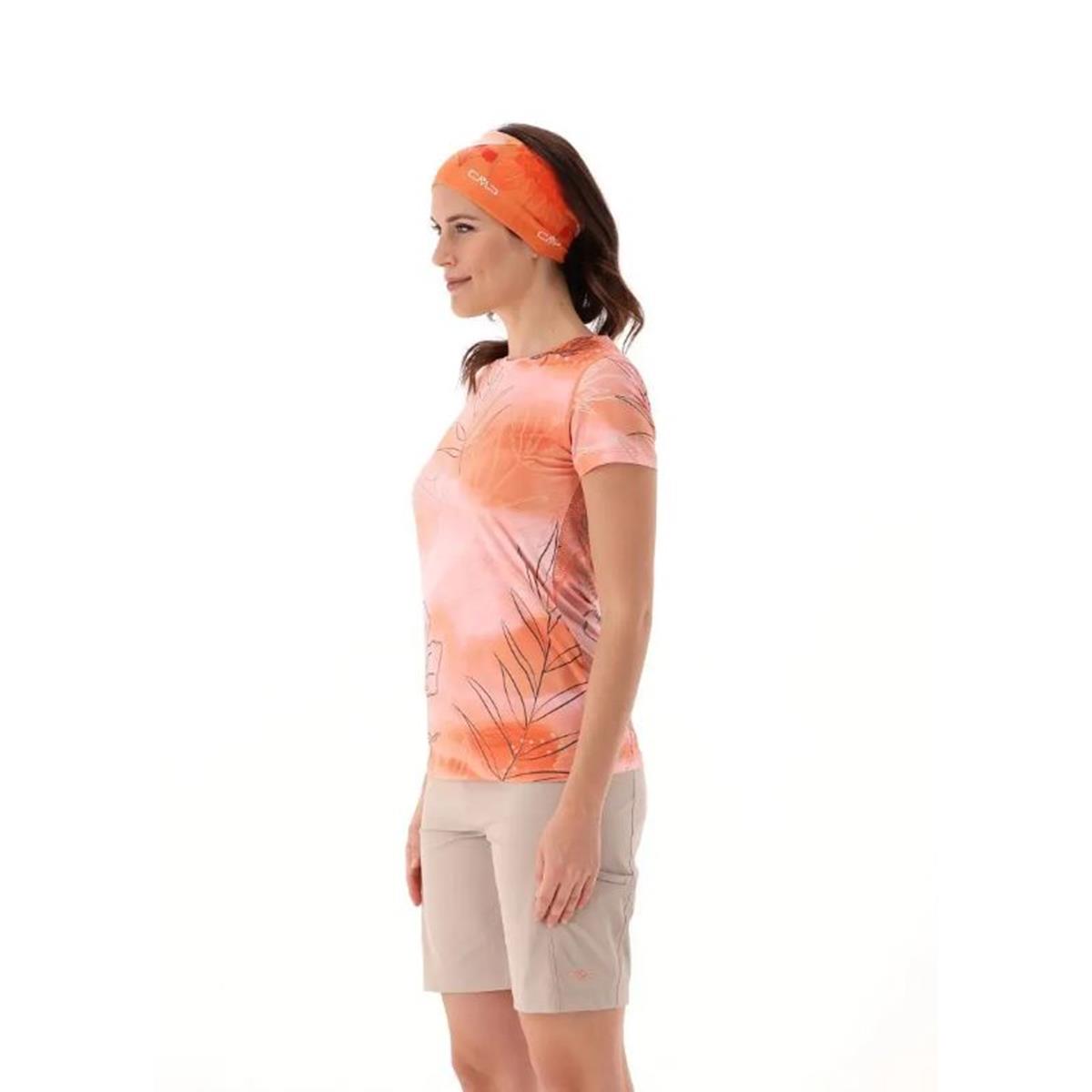 CMP Sport Woman Cool Menthol Boost T-Shirt salmone sabbia