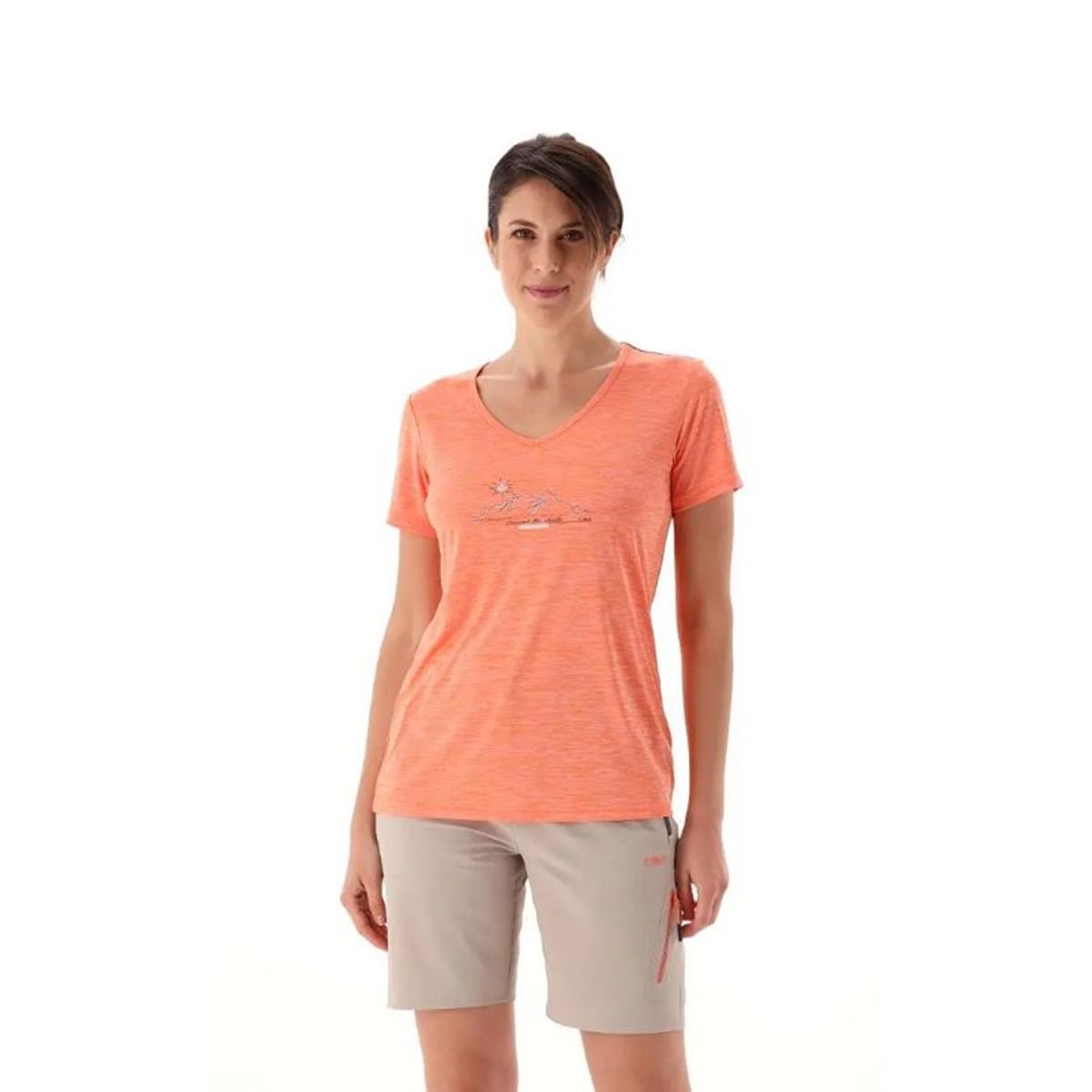 CMP Sport Woman T-Shirt tangeri mel.