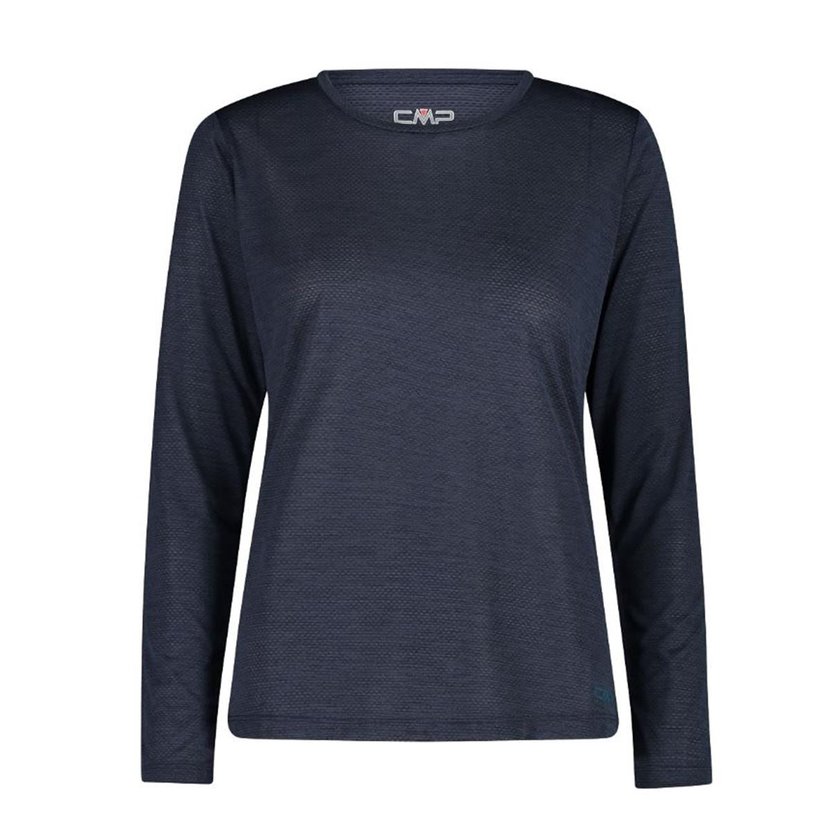 CMP Sport Woman T-Shirt Langarm black blue