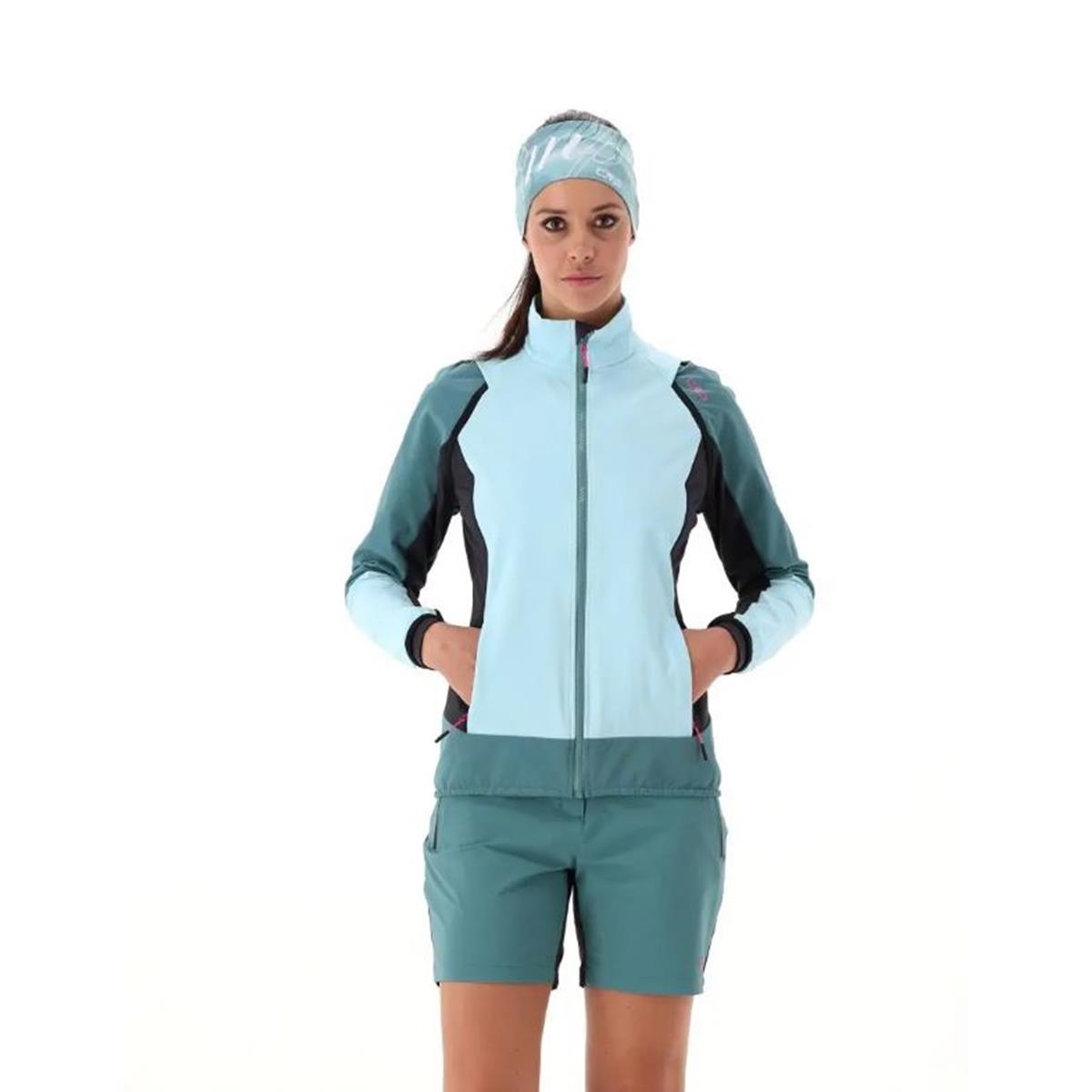 CMP Sport Woman Hybride Jacket with detachable Sleeve opale, Bild 6 von 10