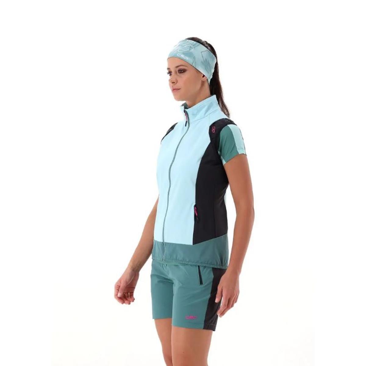 CMP Sport Woman Hybride Jacket with detachable Sleeve opale, Bild 7 von 10