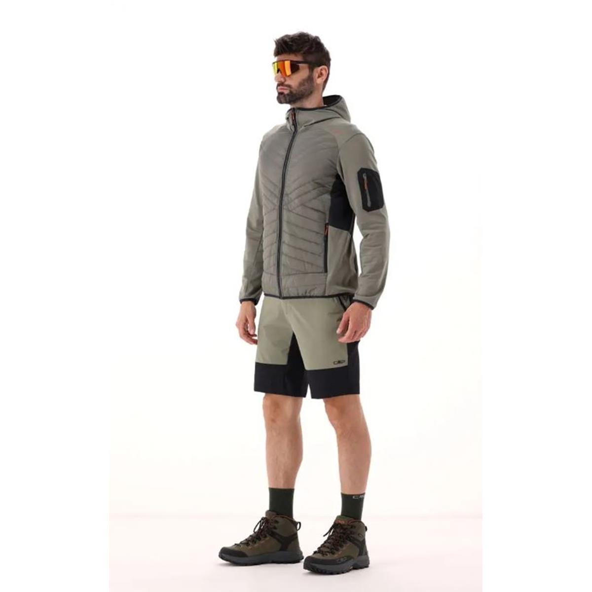 CMP Sport Man Hybrid Unlimitech Jacket Fix Hood sage, image 5 of 10