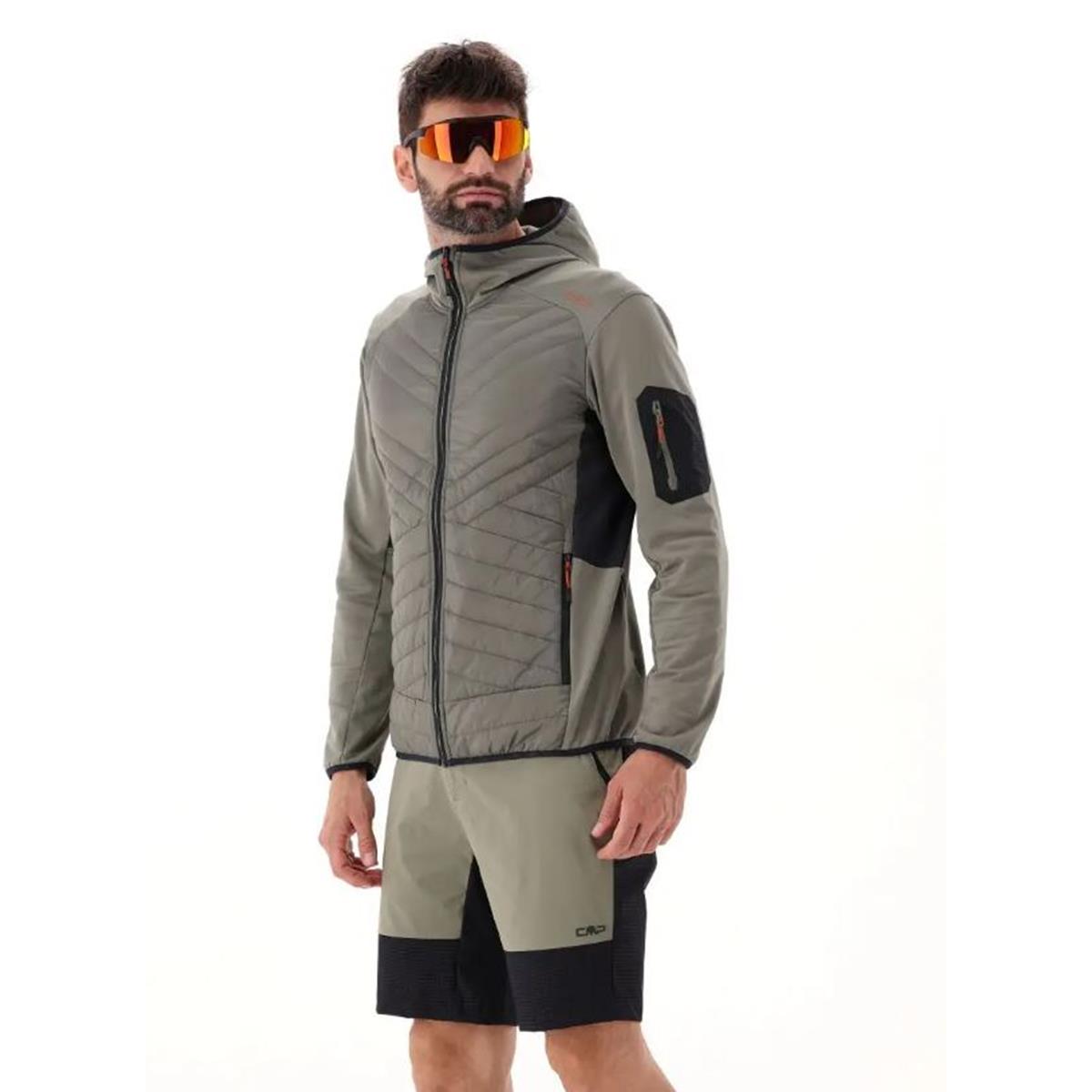 CMP Sport Man Hybrid Unlimitech Jacket Fix Hood sage, image 7 of 10