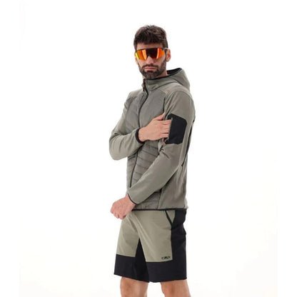 CMP Sport Man Hybrid Unlimitech Jacket Fix Hood sage