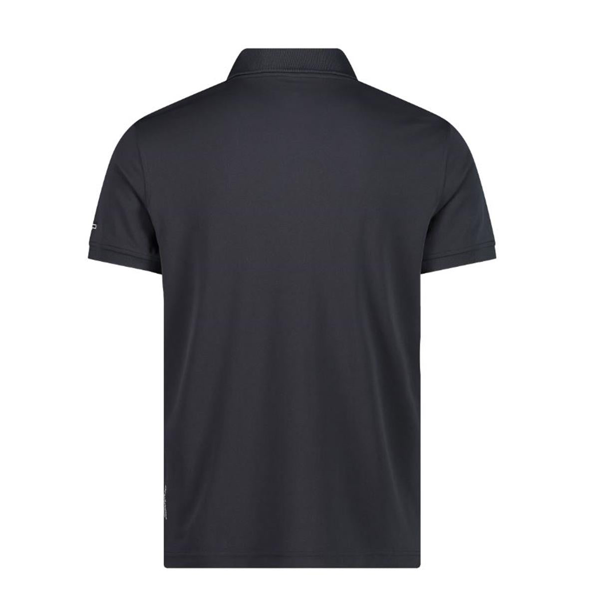 CMP Sport Man Polo Funktions-Poloshirt anthracite bianco