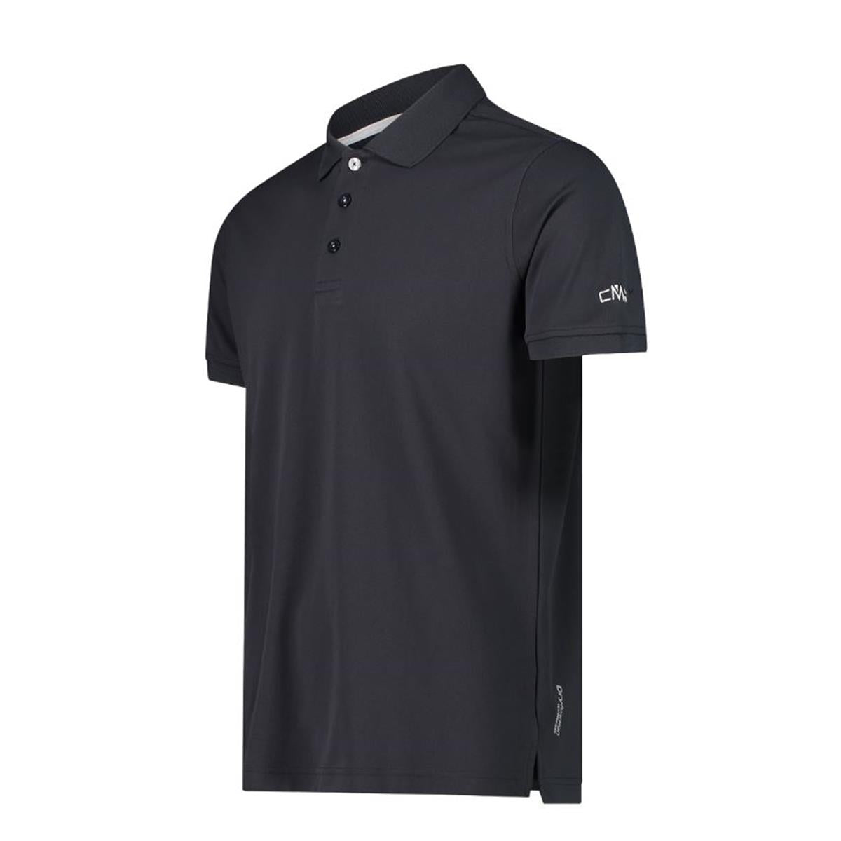 CMP Sport Man Polo Funktions-Poloshirt anthracite bianco