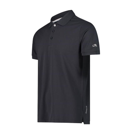 CMP Sport Man Polo Funktions-Poloshirt anthracite bianco