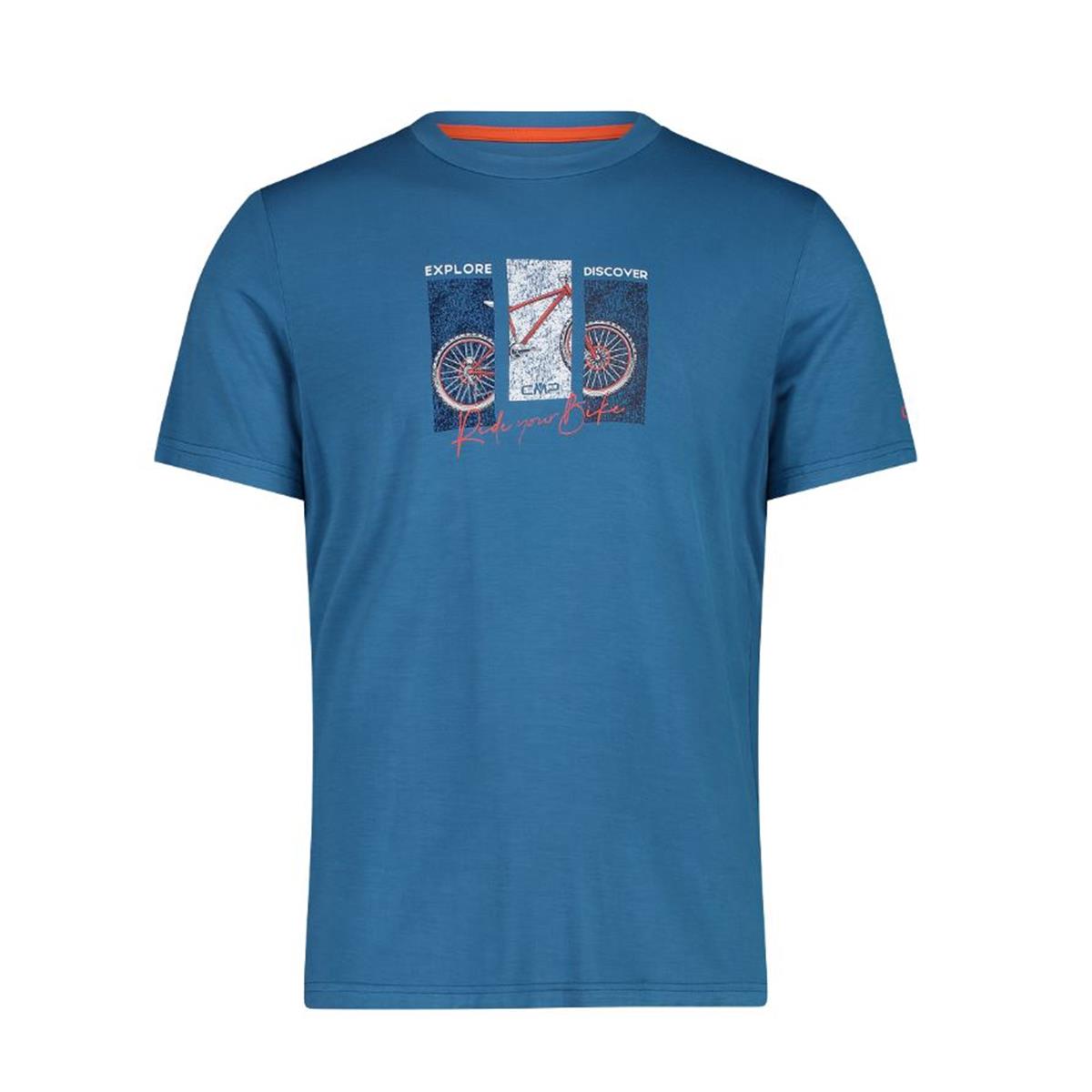 CMP Sport Man Bambus Jersey T-Shirt pacific