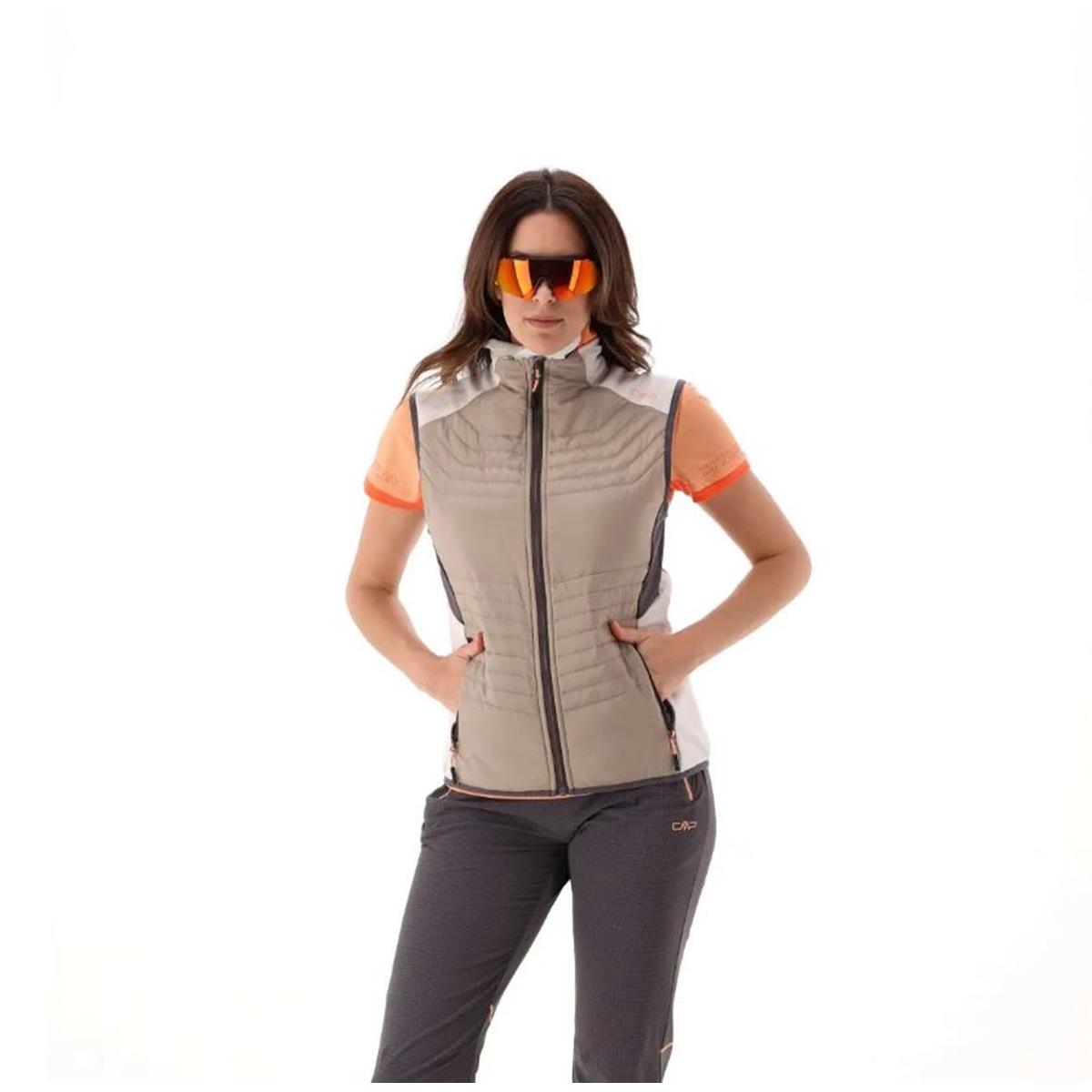 CMP Sport Woman Unlimitech Hybrid Vest vaniglia