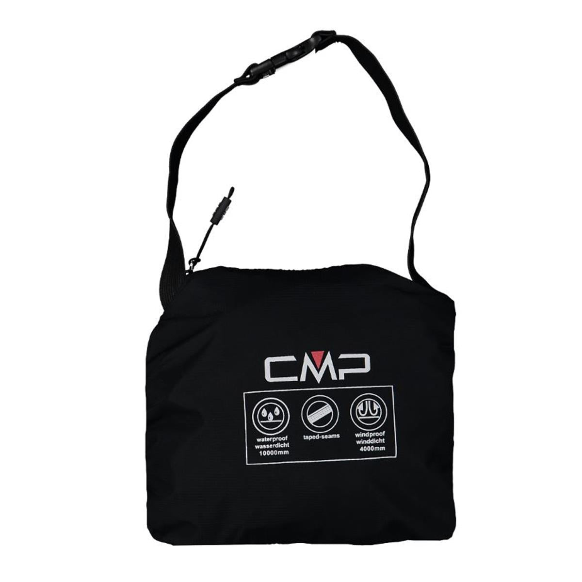 CMP Sport Woman Rain Pant Pocket nero