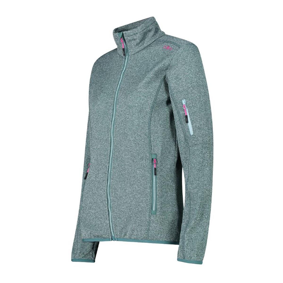 CMP Sport Woman Knit-Tech Fleece Jacket agave opale, Bild 3 von 8