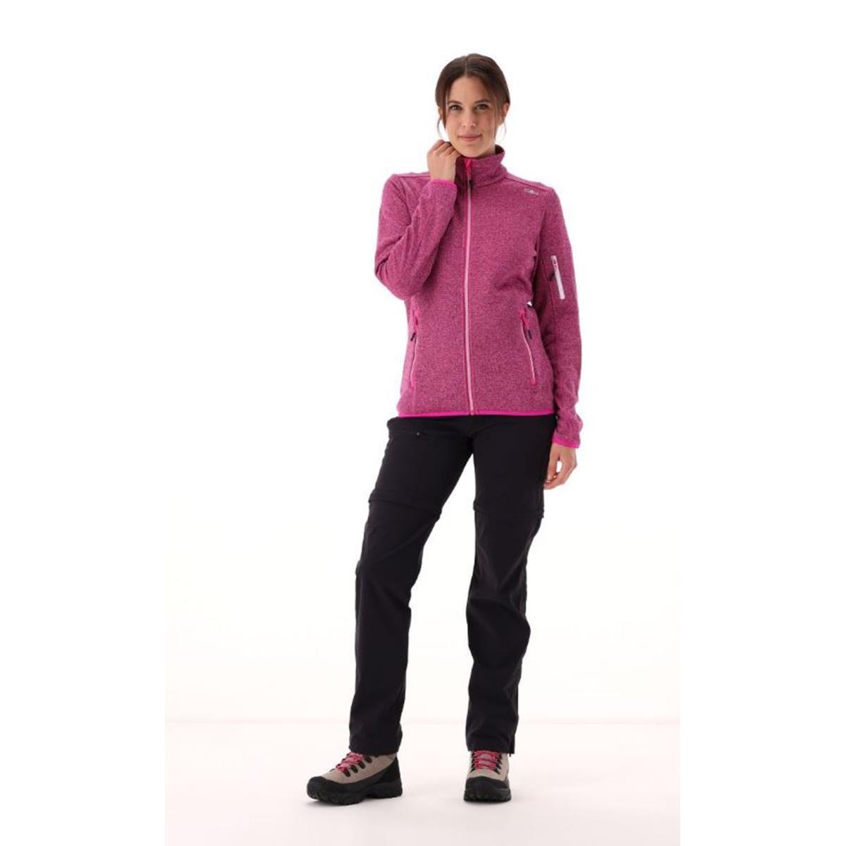 CMP Sport Woman Knit-Tech Fleece Jacket agave opale, Bild 4 von 8