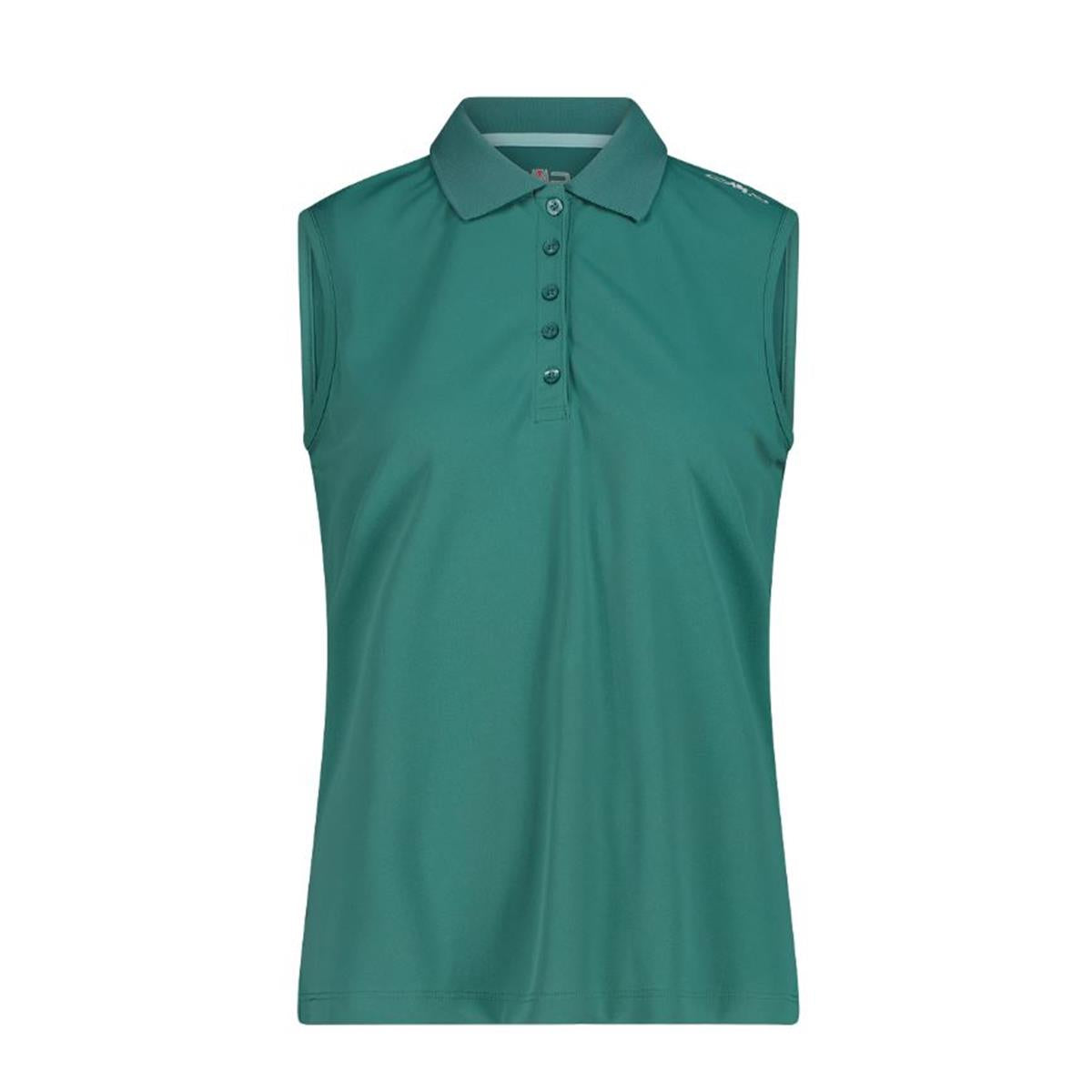 CMP Sport Woman Polo Sleeveless agave