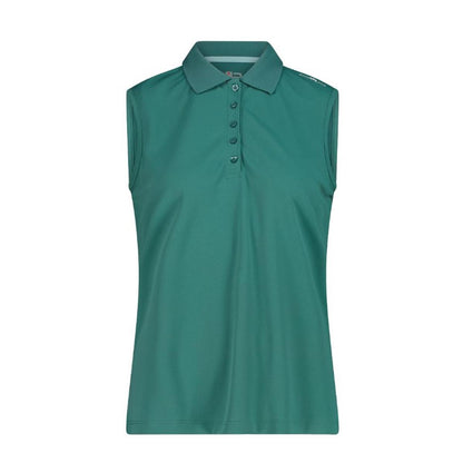 CMP Sport Woman Polo Sleeveless agave