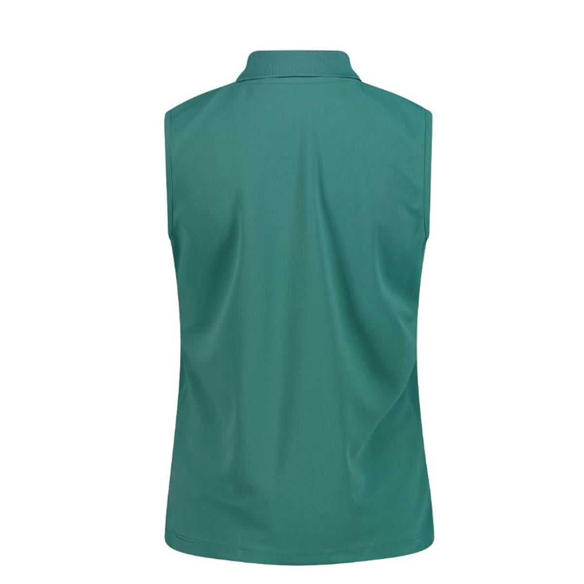 CMP Sport Woman Polo Sleeveless agave