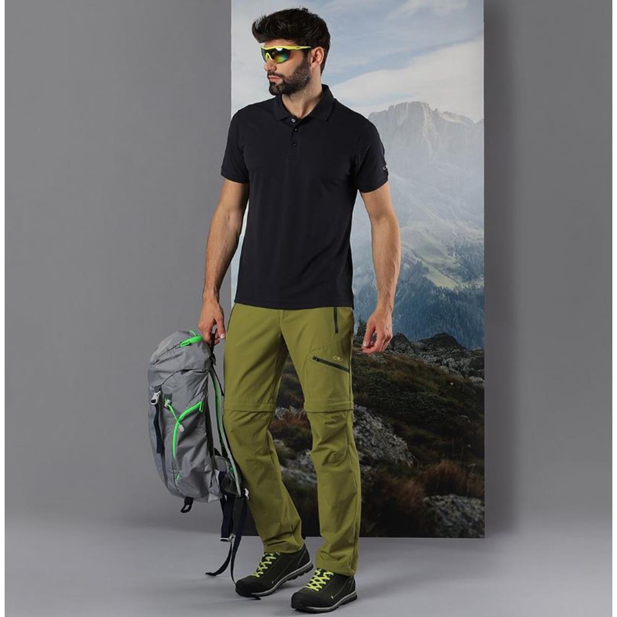 CMP Sport Man Polo Funktions-Poloshirt pacific, Bild 4 von 5