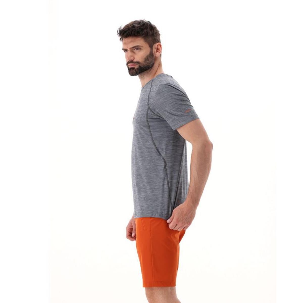 CMP Sport Man Stretch T-Shirt graffite mel. ruggine