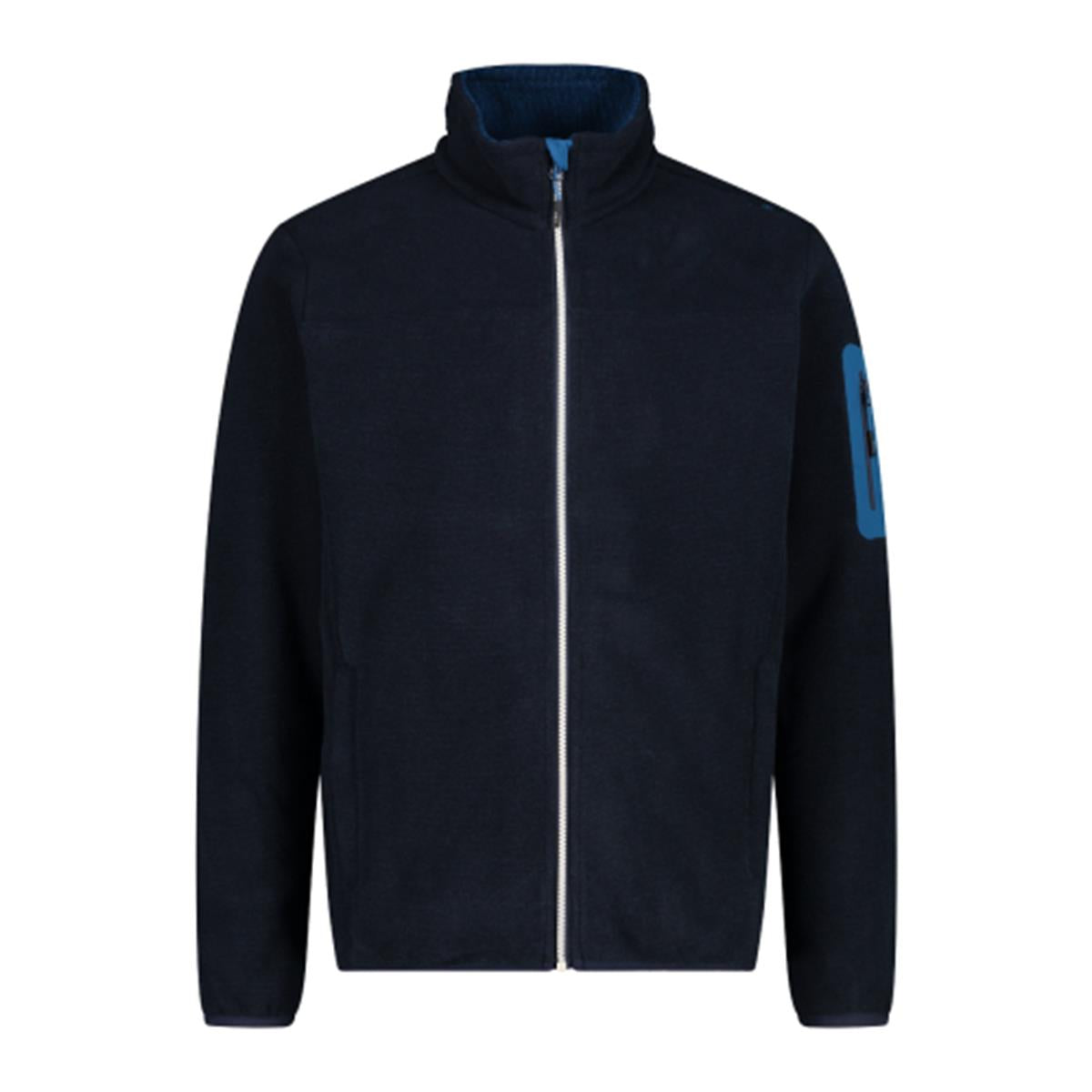 CMP Man Jacket blue petrol Herren Fleecejacke
