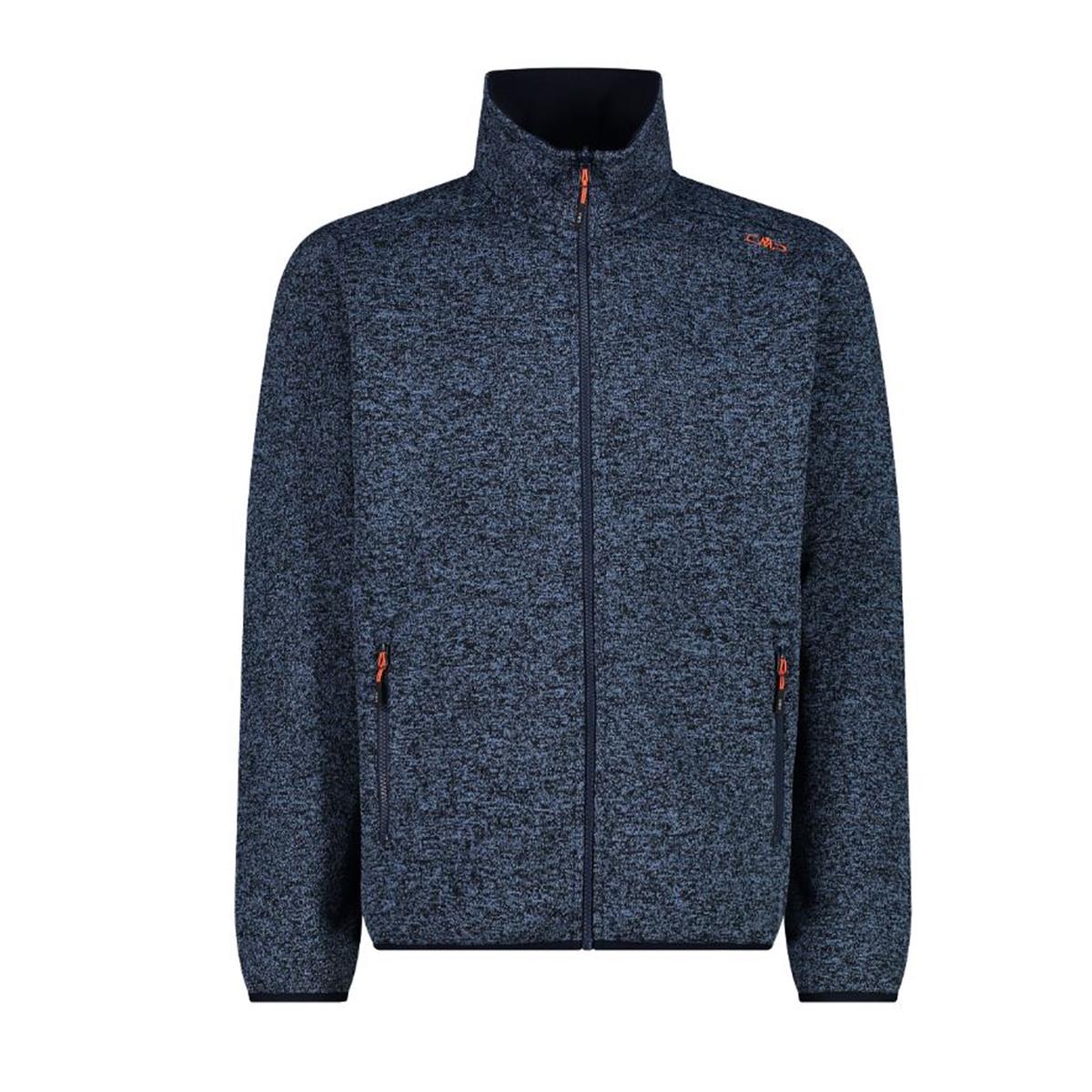 CMP Sport Man Jacket Zip Hood detachable Innenfleece Jacket black blue