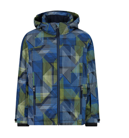 Boy Jacket Snaps Hood blue royal-blue