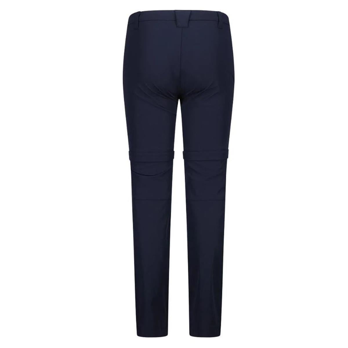 CMP Sport Kid Girl Zip-Off Trekking Pant black blue