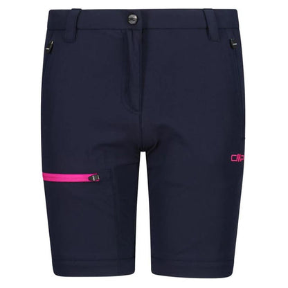 CMP Sport Kid Girl Zip-Off Trekking Pant black blue