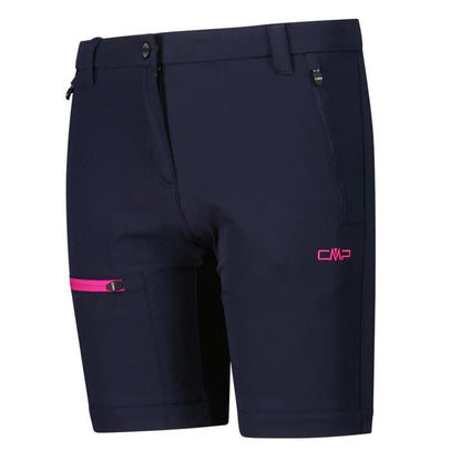 CMP Sport Kid Girl Zip-Off Trekking Pant black blue