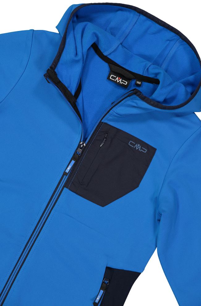 Boy Jacket Fix Hood royal blue