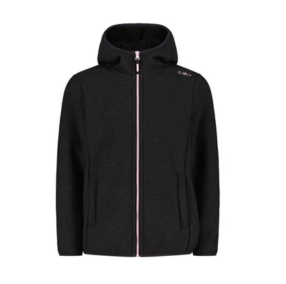 Girl Jacket Fix Hood carbone mel.
