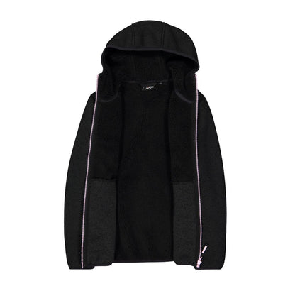Girl Jacket Fix Hood carbone mel.