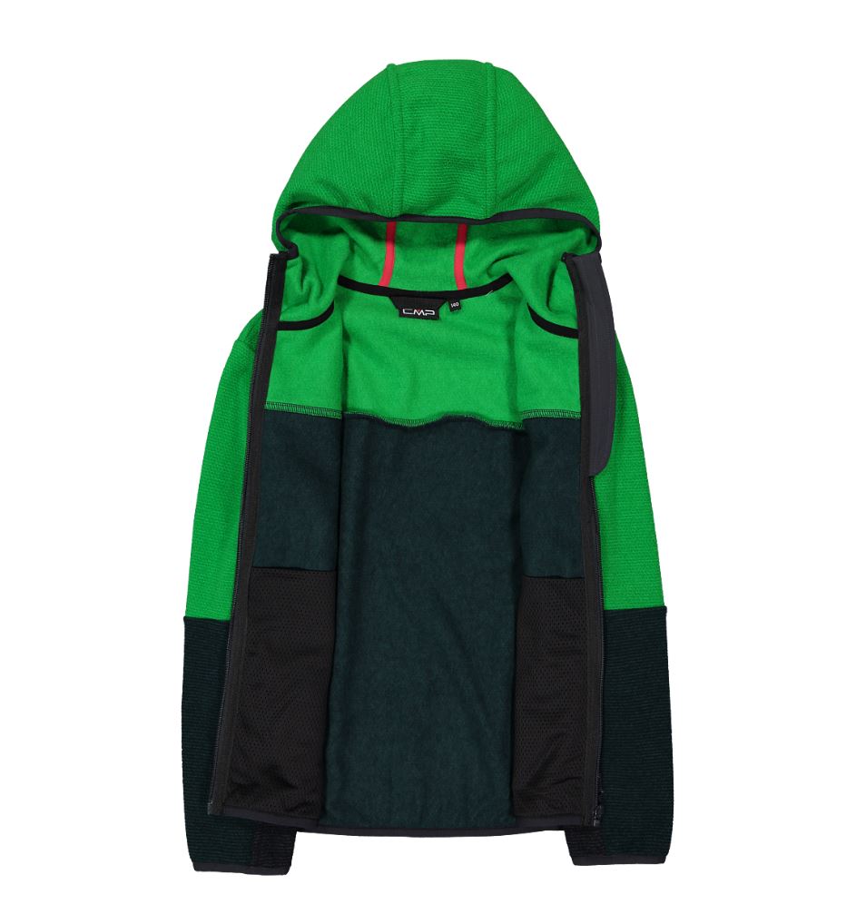 Boy Jacket Fix Hood alpine-deep mint, image 5 of 7