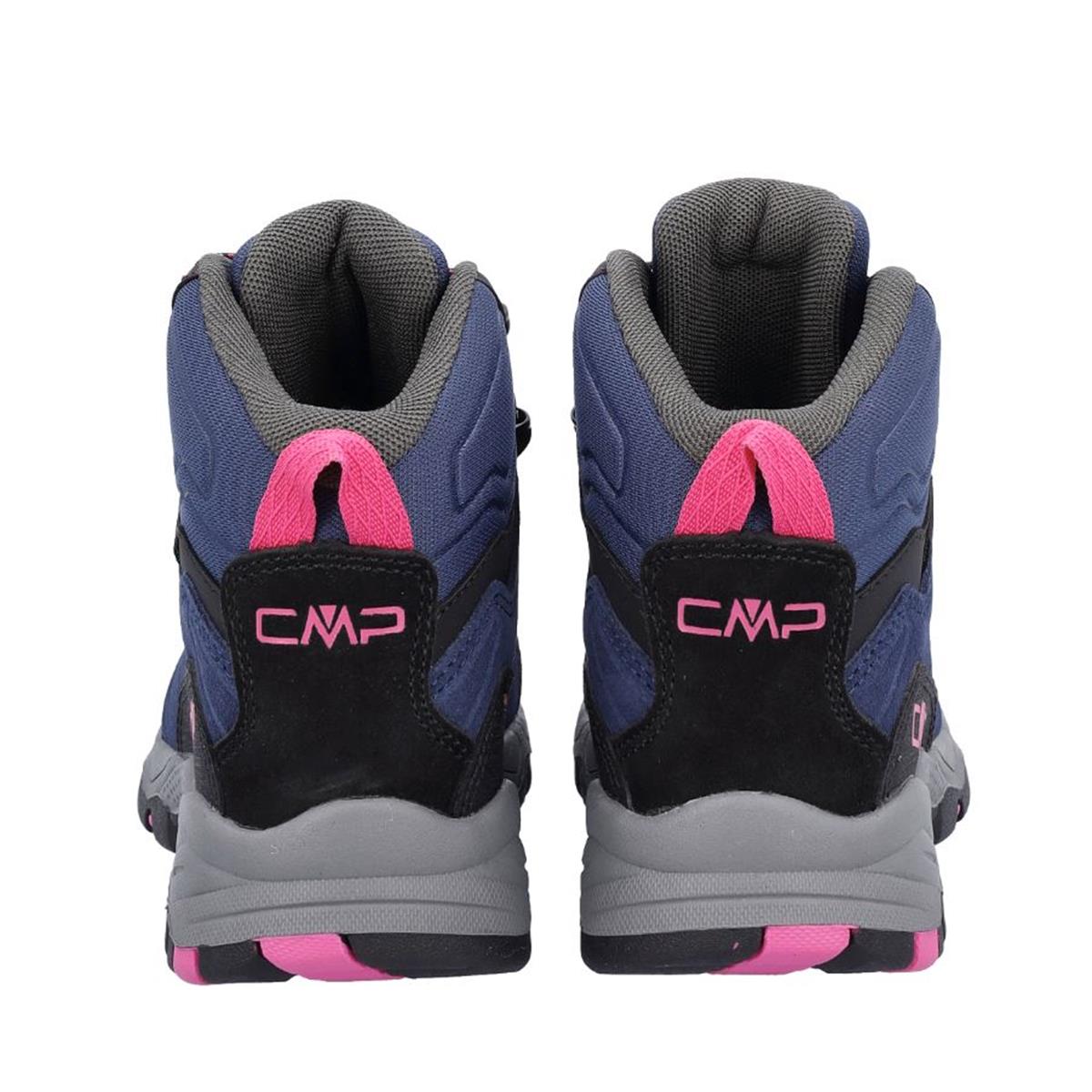 CMP Kids Melnick Mid Trekking WP blue fuxia (Größe 38 bis 41)