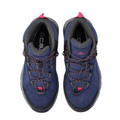 CMP Kids Melnick Mid Trekking WP blue fuxia (Größe 38 bis 41)