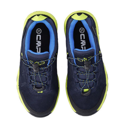 CMP Kids Melnick low Trekking WP blue lime (Größe 38 bis 41)