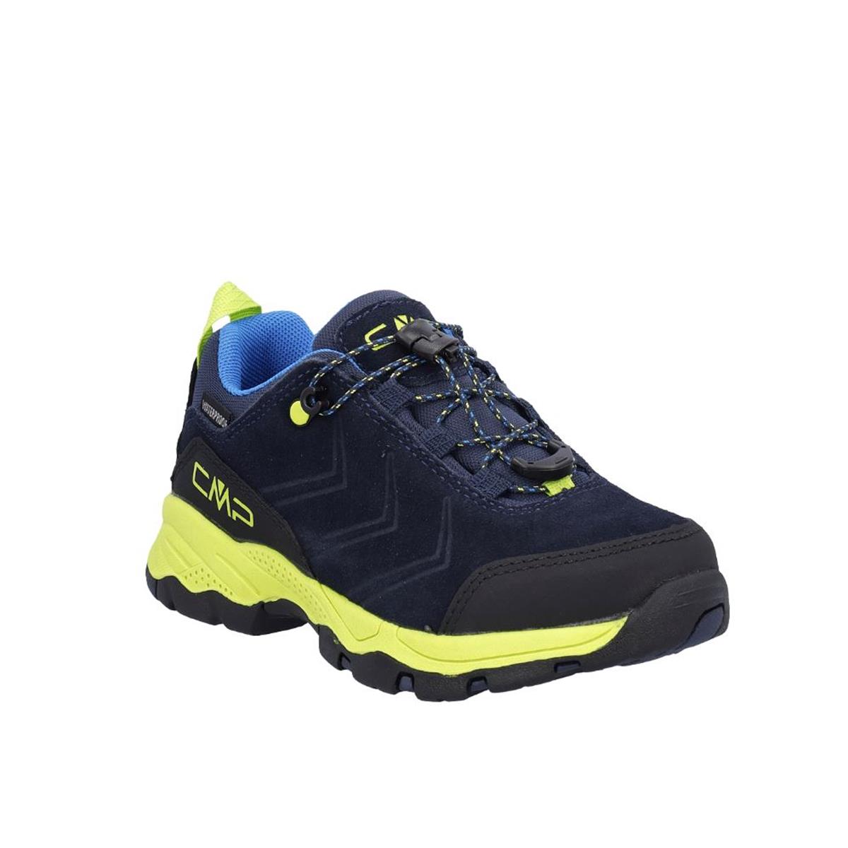 CMP Kids Melnick low Trekking WP blue lime (Größe 38 bis 41)