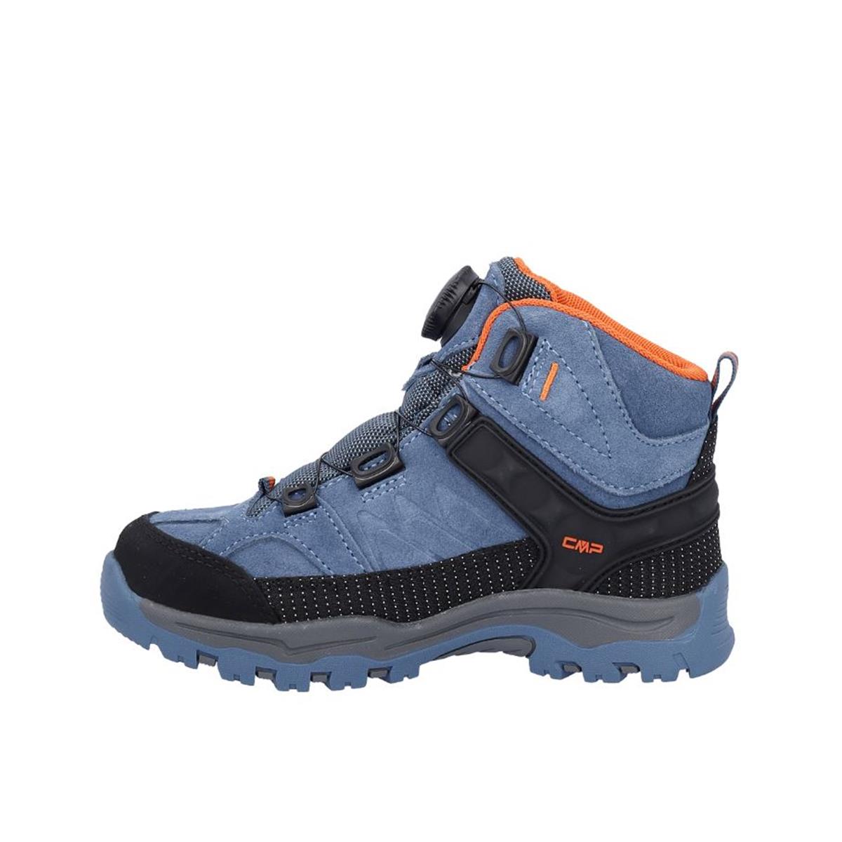 CMP Kids Kiruna Mid Fitgo bluestone arancio (Größe 30 bis 37)