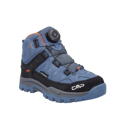 CMP Kids Kiruna Mid Fitgo bluestone arancio (Größe 30 bis 37)