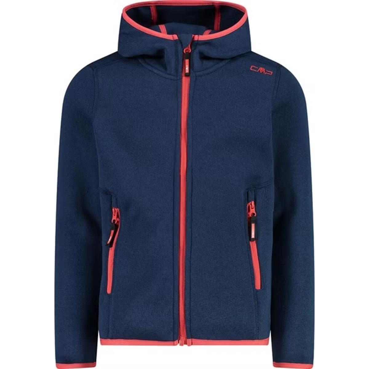 CMP Girl Jacket Fix Hood Fleecejacke blue ink