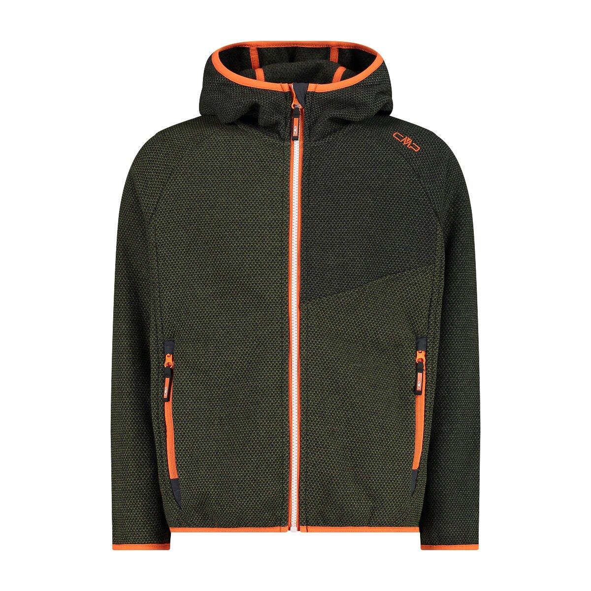 CMP Boy Jacket Fix Hood kaki-oil green
