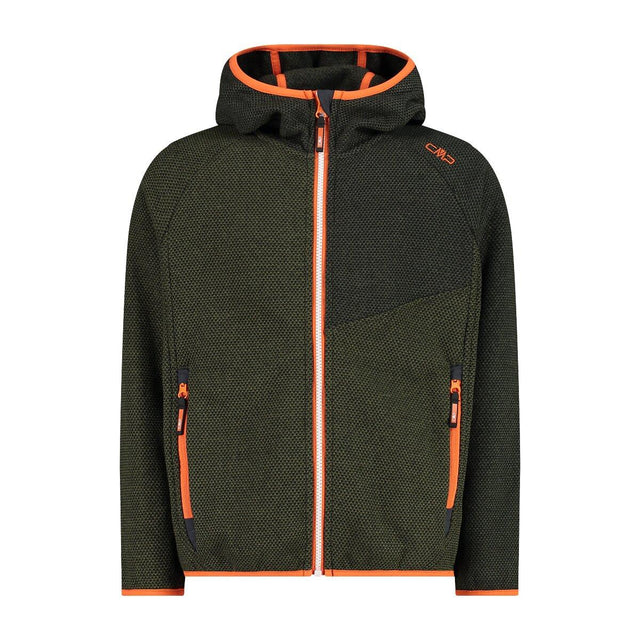 CMP Boy Jacket Fix Hood kaki-oil green